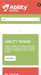 Mobile Screenshot of abilitytennis.com.br